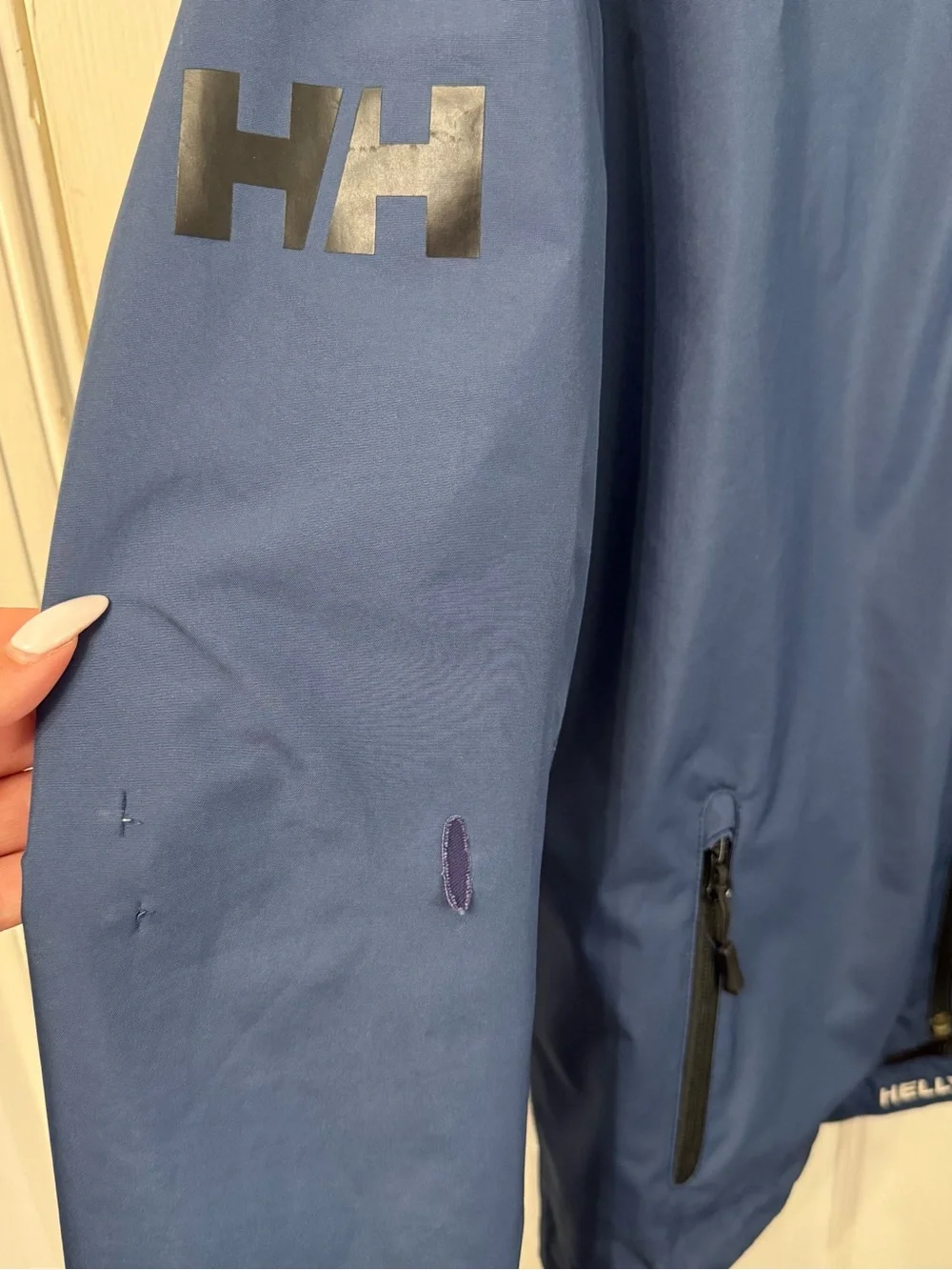 Helly Hansen Men’s Navy Waterproof Softshell Raincoat
